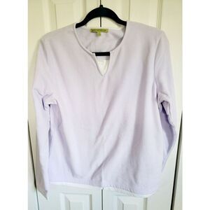Carolyn Taylor M‎ Long Sleeve Sweatshirt Lavender Vintage L/S Fleece